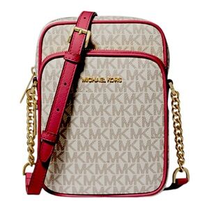 • Michael Kors • Jet Set • Travel • Medium Logo • Crossbody Bag •